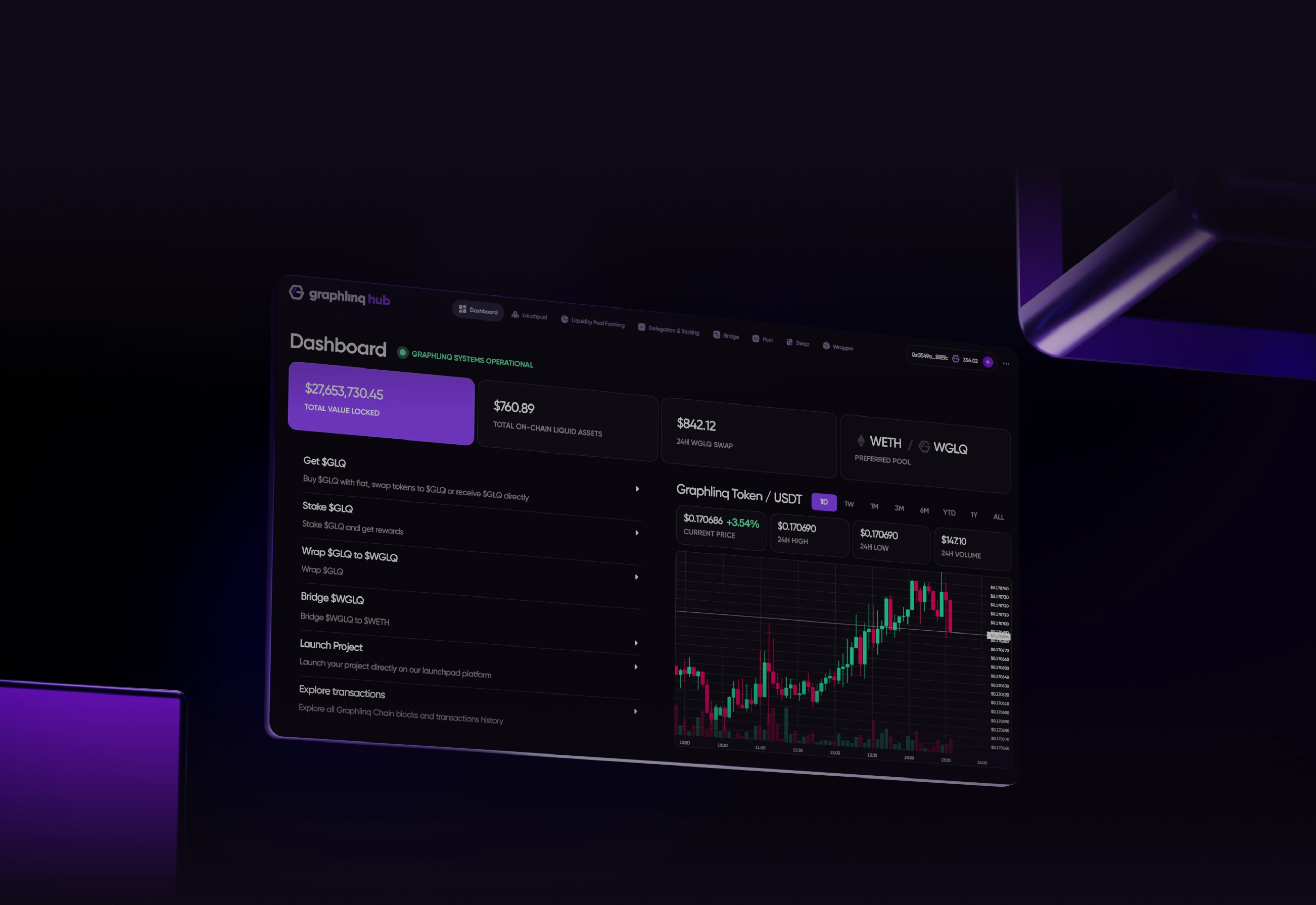 GraphLinq Chain explorer