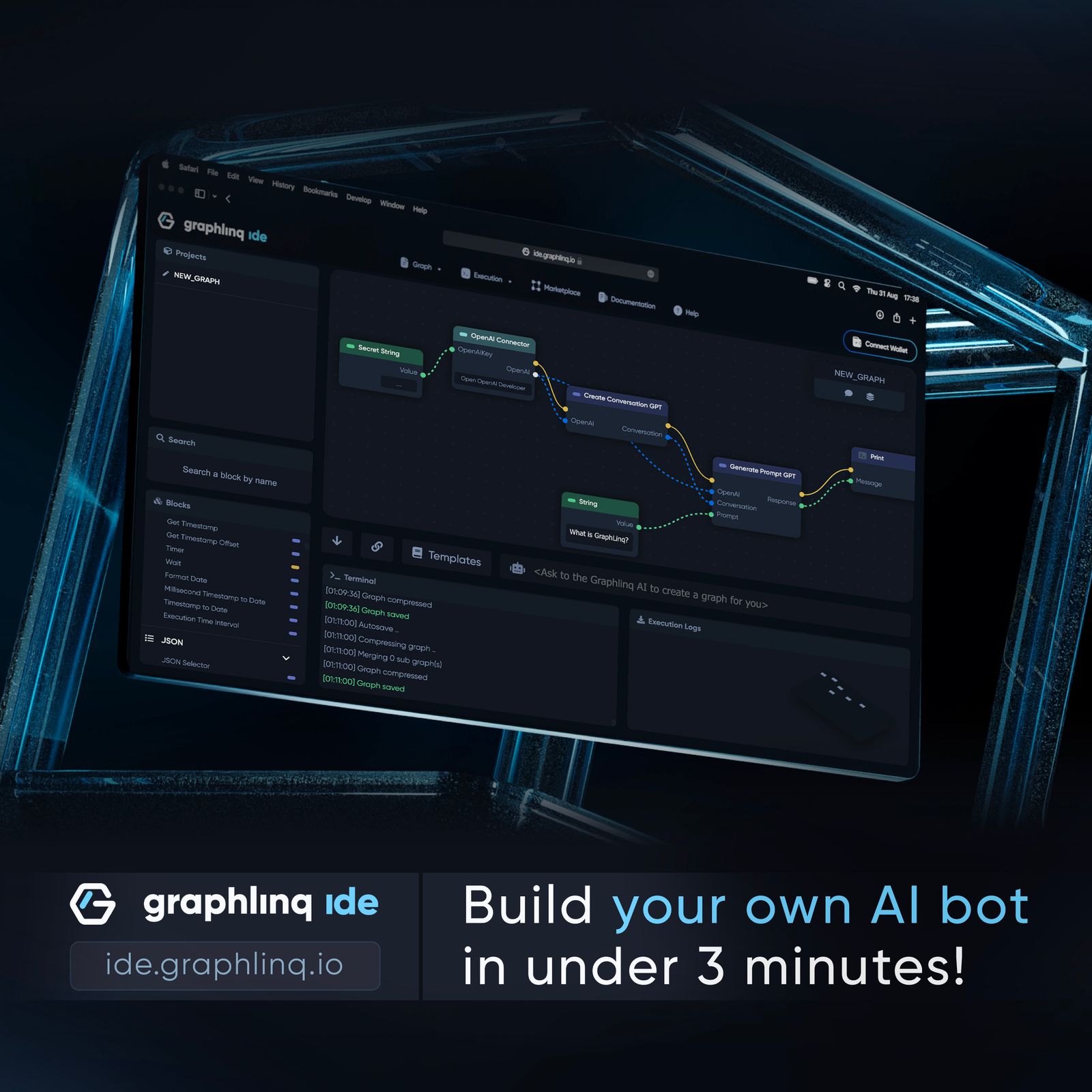 GraphLinq tutorial — build AI bot